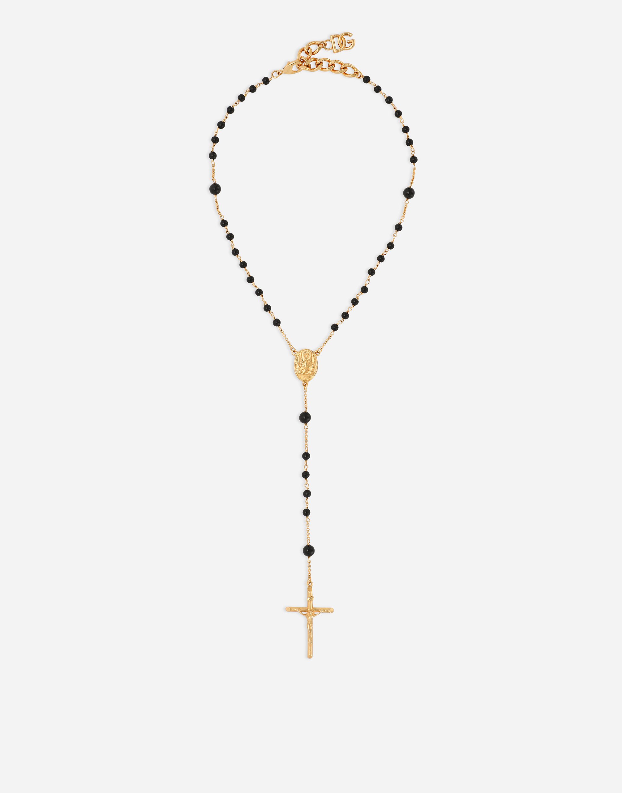 Dolce and on sale gabbana rosary necklace