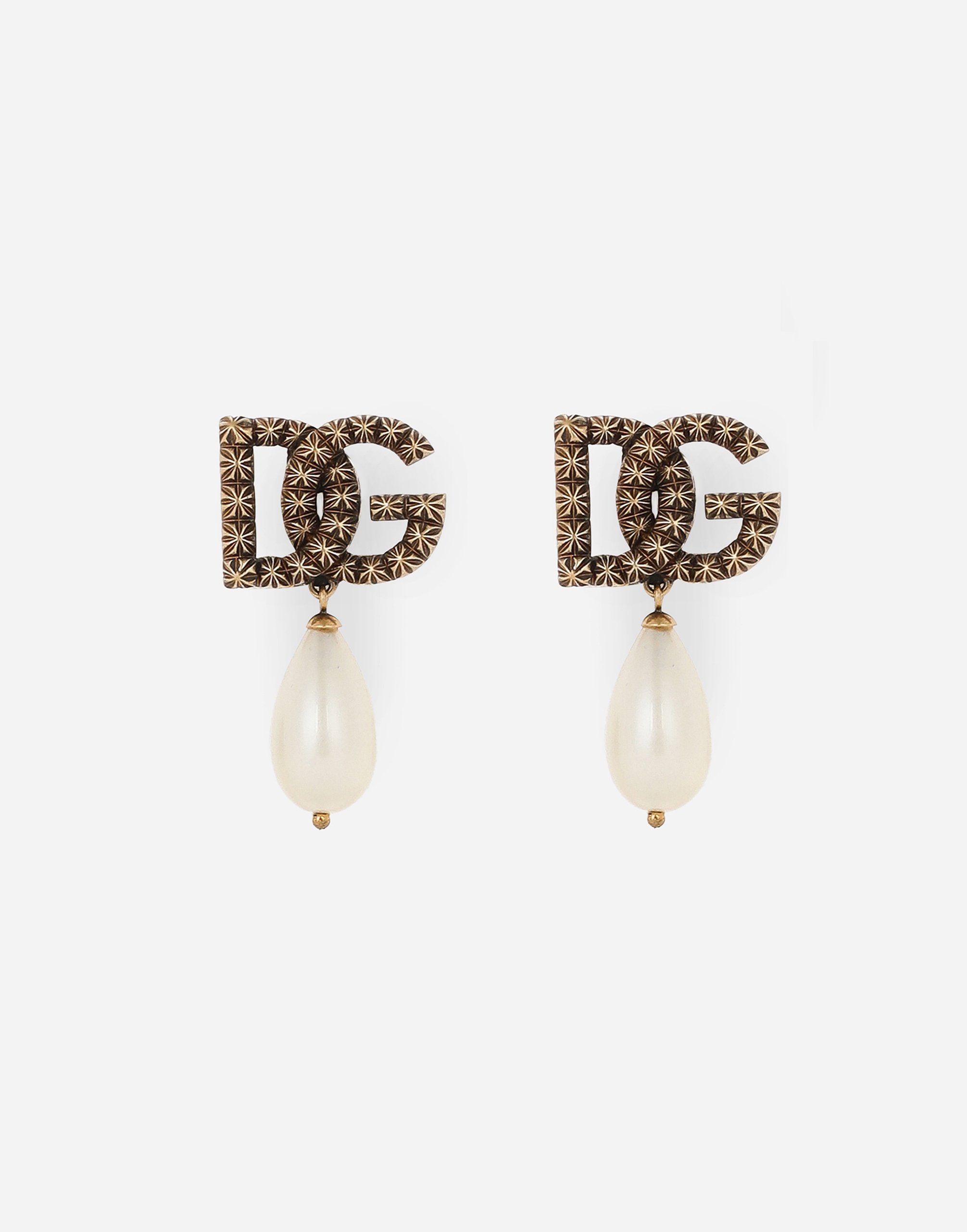 Dolce Gabbana Pearl Earrings high quality