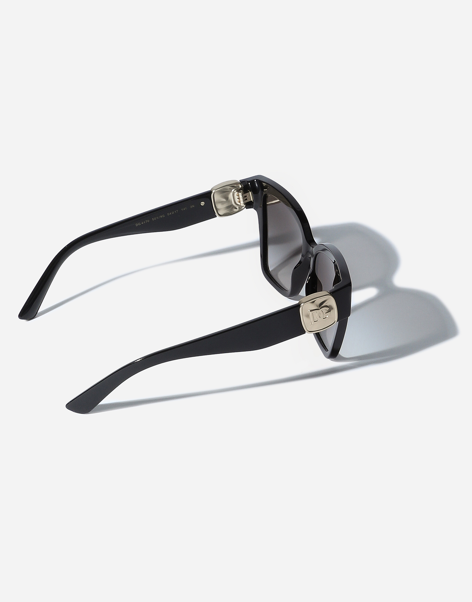 Shop Dolce & Gabbana Dg Precious Sunglasses In Black