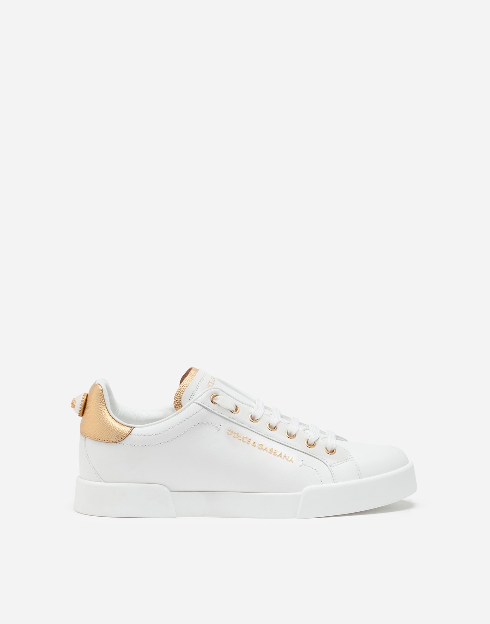 Dolce gabbana gold sneakers sale