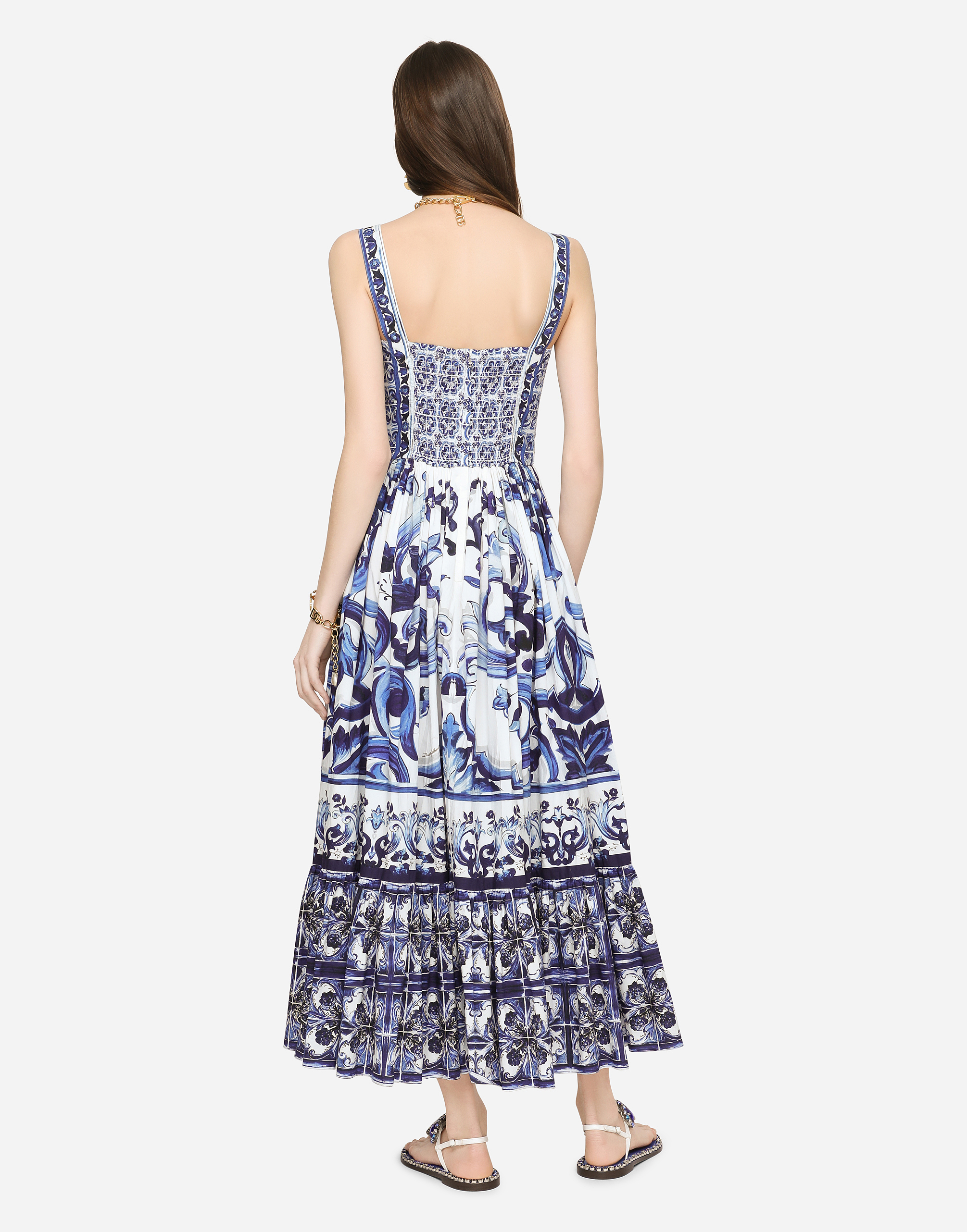 Dolce and gabbana poplin dress hotsell