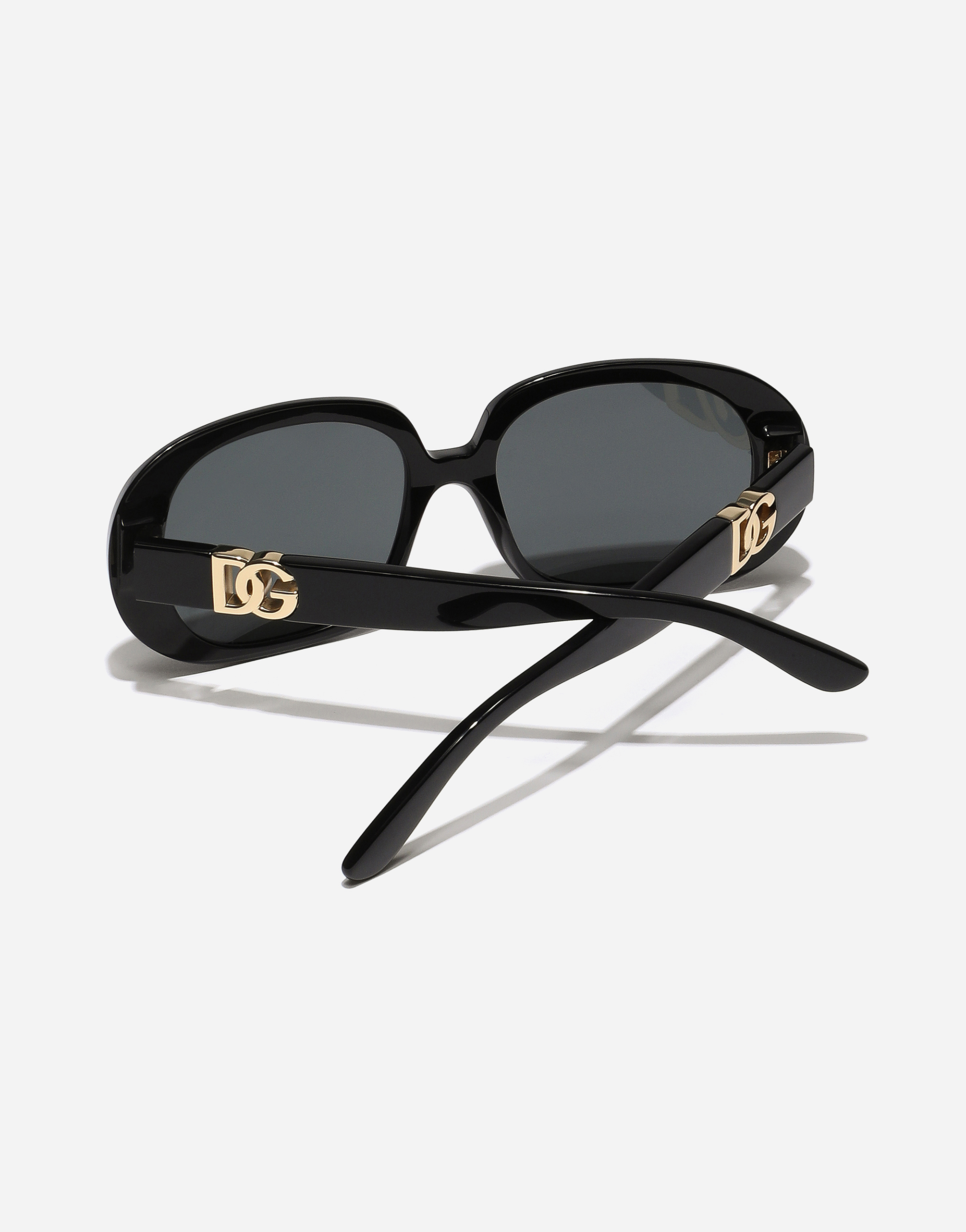 Shop Dolce & Gabbana Dg Allure Sunglasses In Black