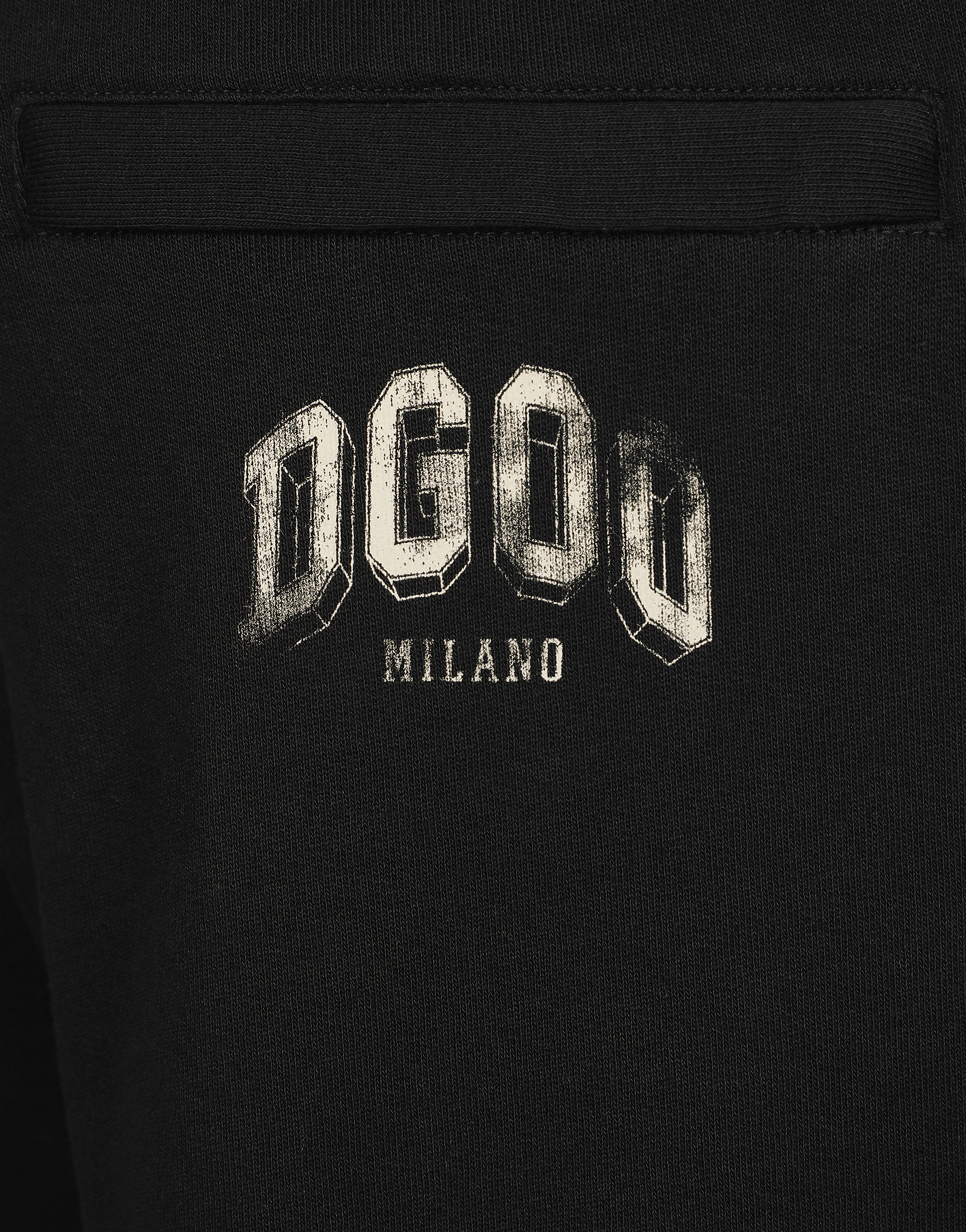 Shop Dolce & Gabbana Jogging Pants With Heraldic Dg Logo In ブラック