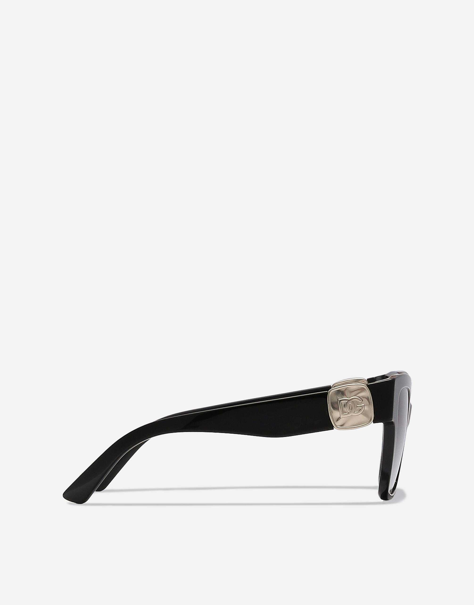 Shop Dolce & Gabbana Dg Precious Sunglasses In Black