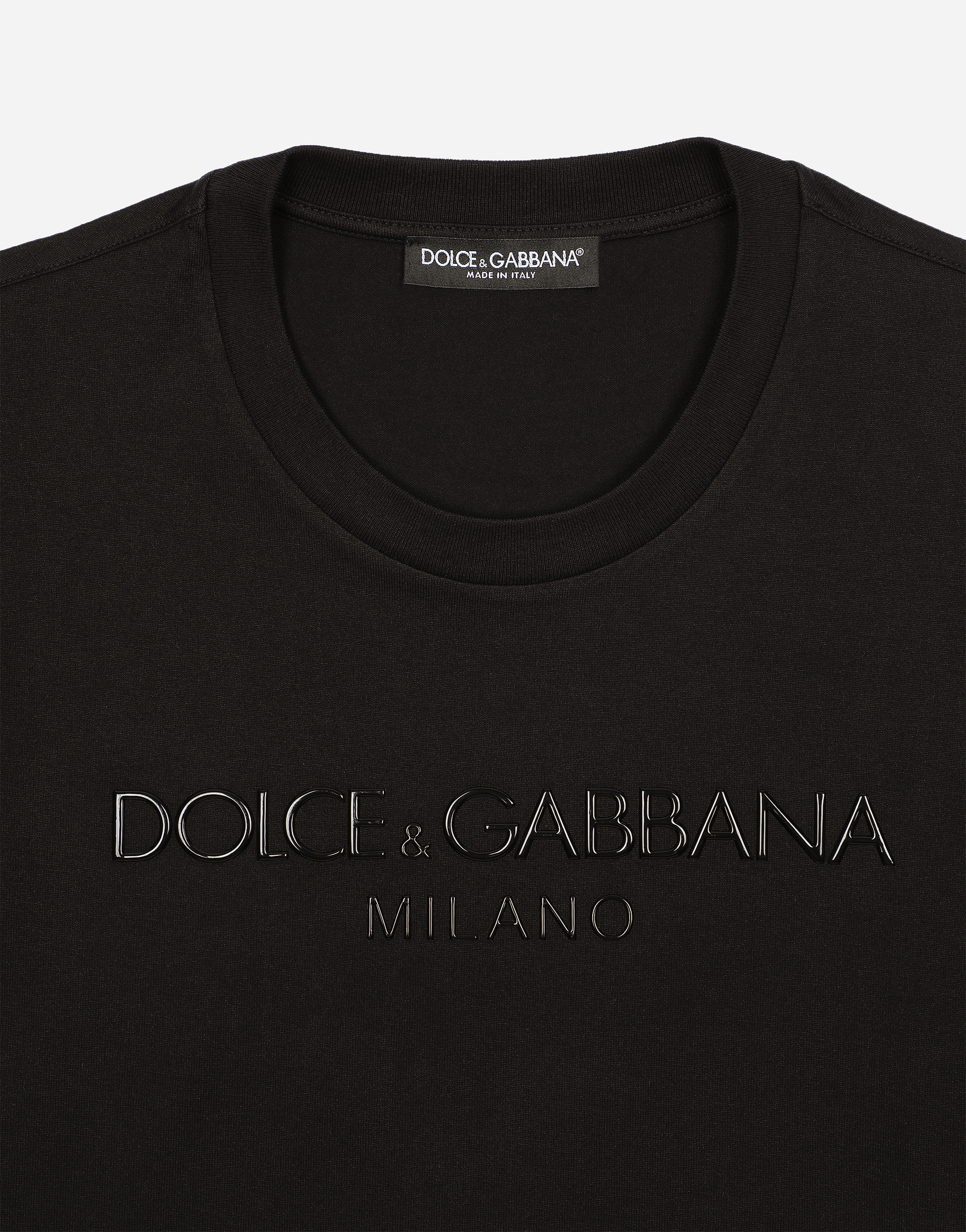 Dolce and gabbana clearance mens black t shirt