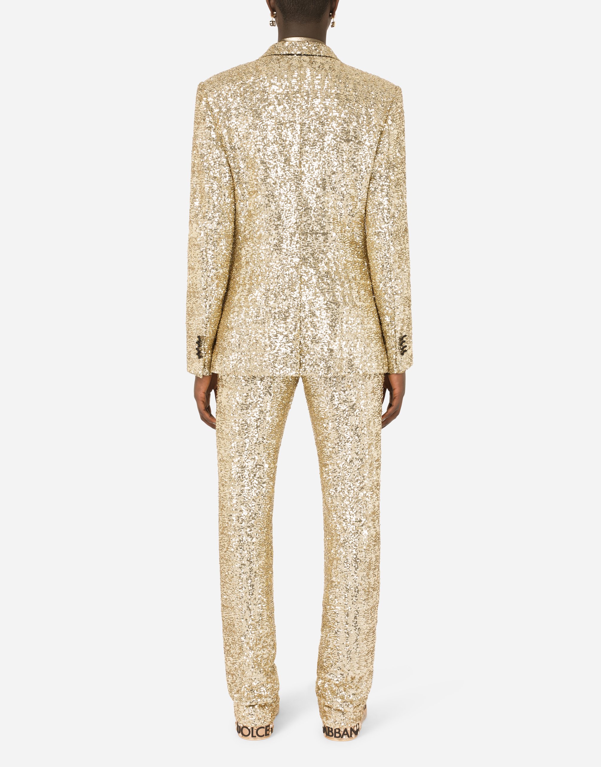 Dolce gabbana discount gold suit