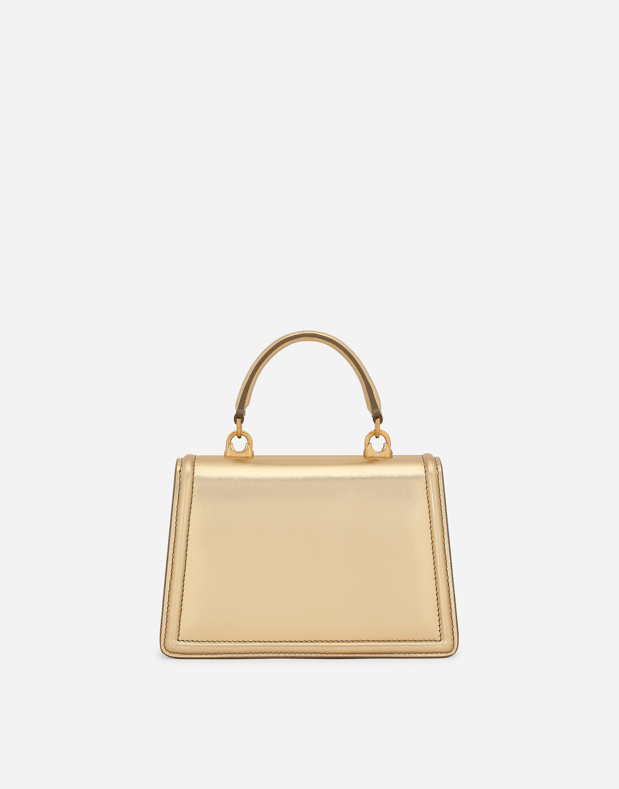 Small Devotion bag in nappa mordore leather in Gold for 