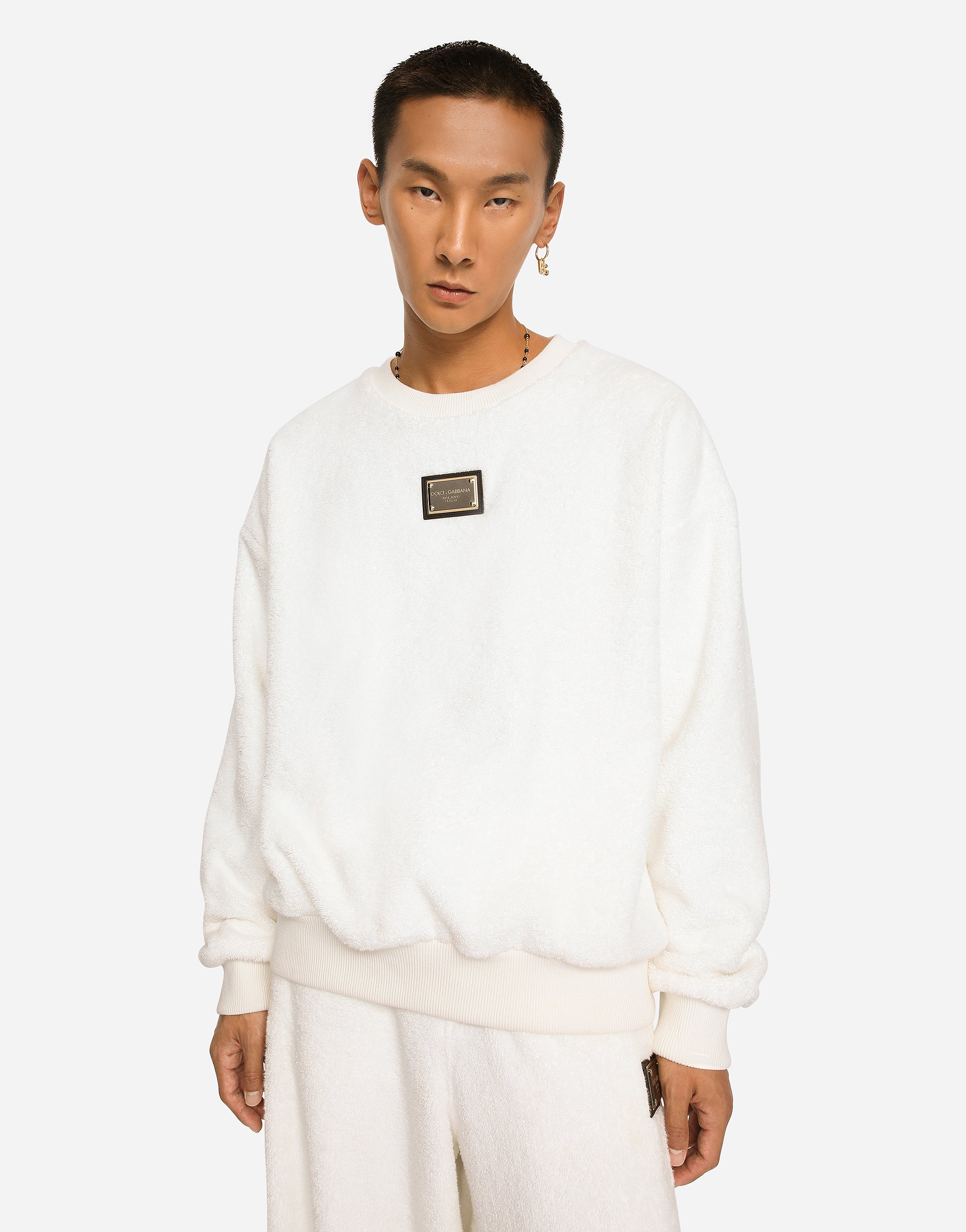 Dolce and 2024 gabbana white sweatshirt