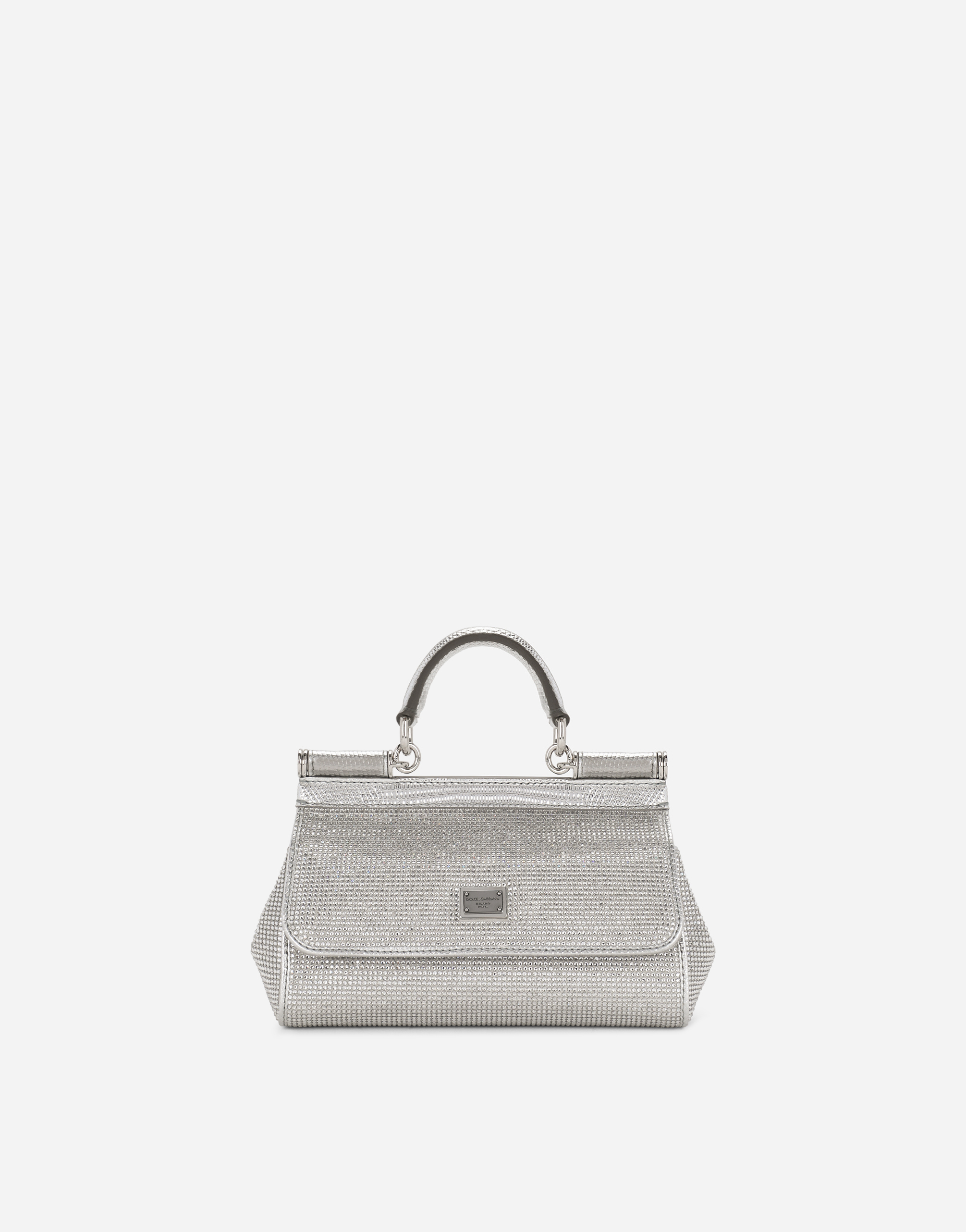 KIM DOLCE&GABBANA Small Sicily handbag in Silver for Women 