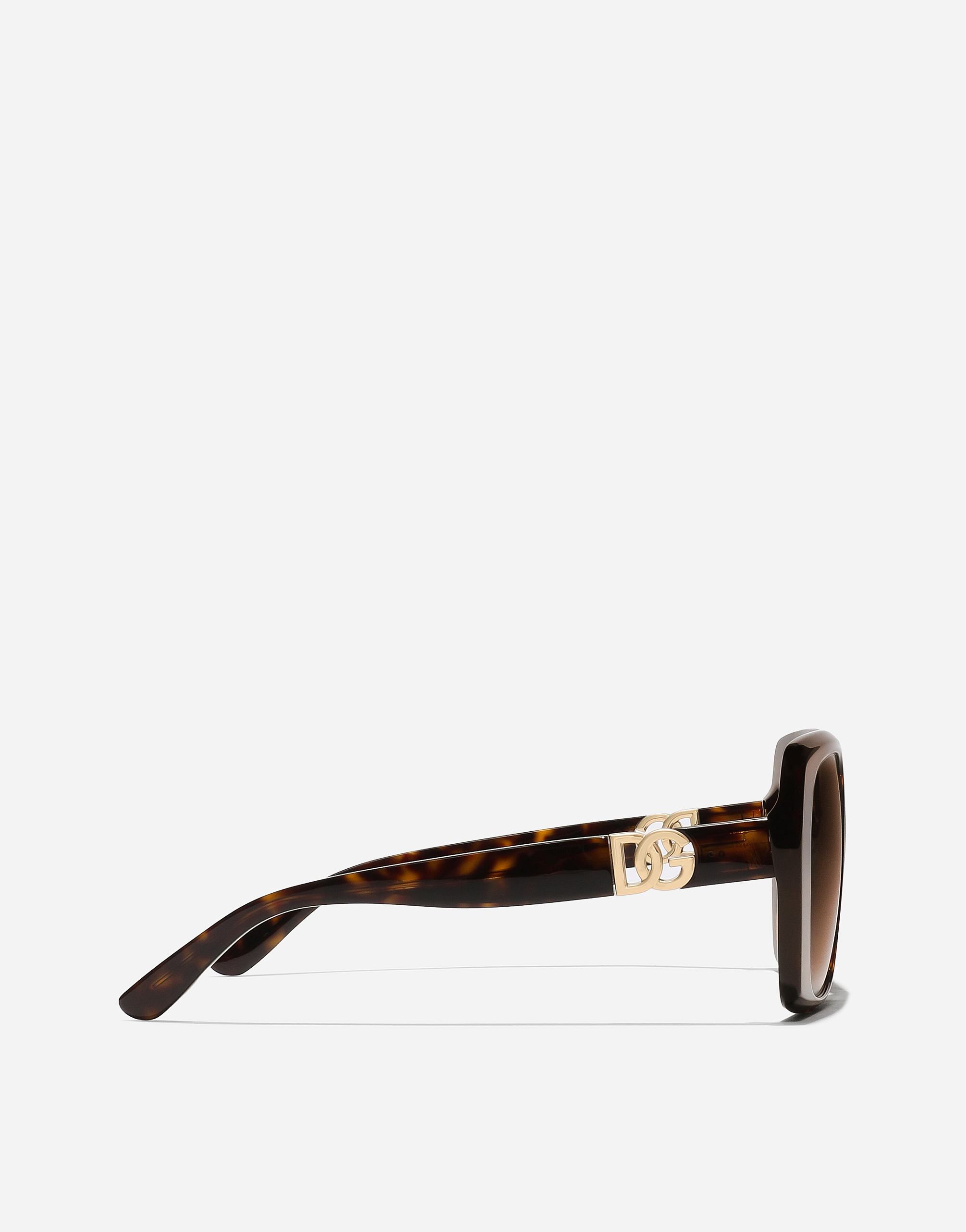 Shop Dolce & Gabbana Dg Allure Sunglasses In Havana