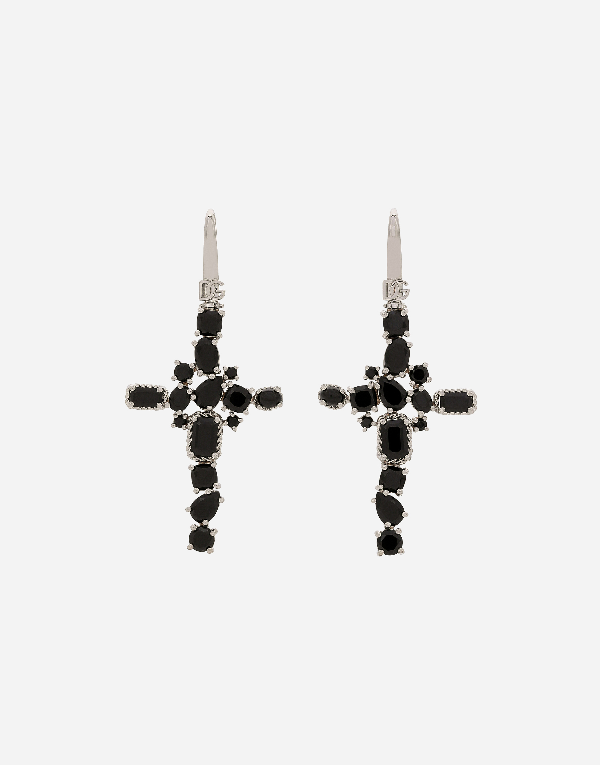 Anna earrings in white gold 18Kt and black spinels in White for Women ...