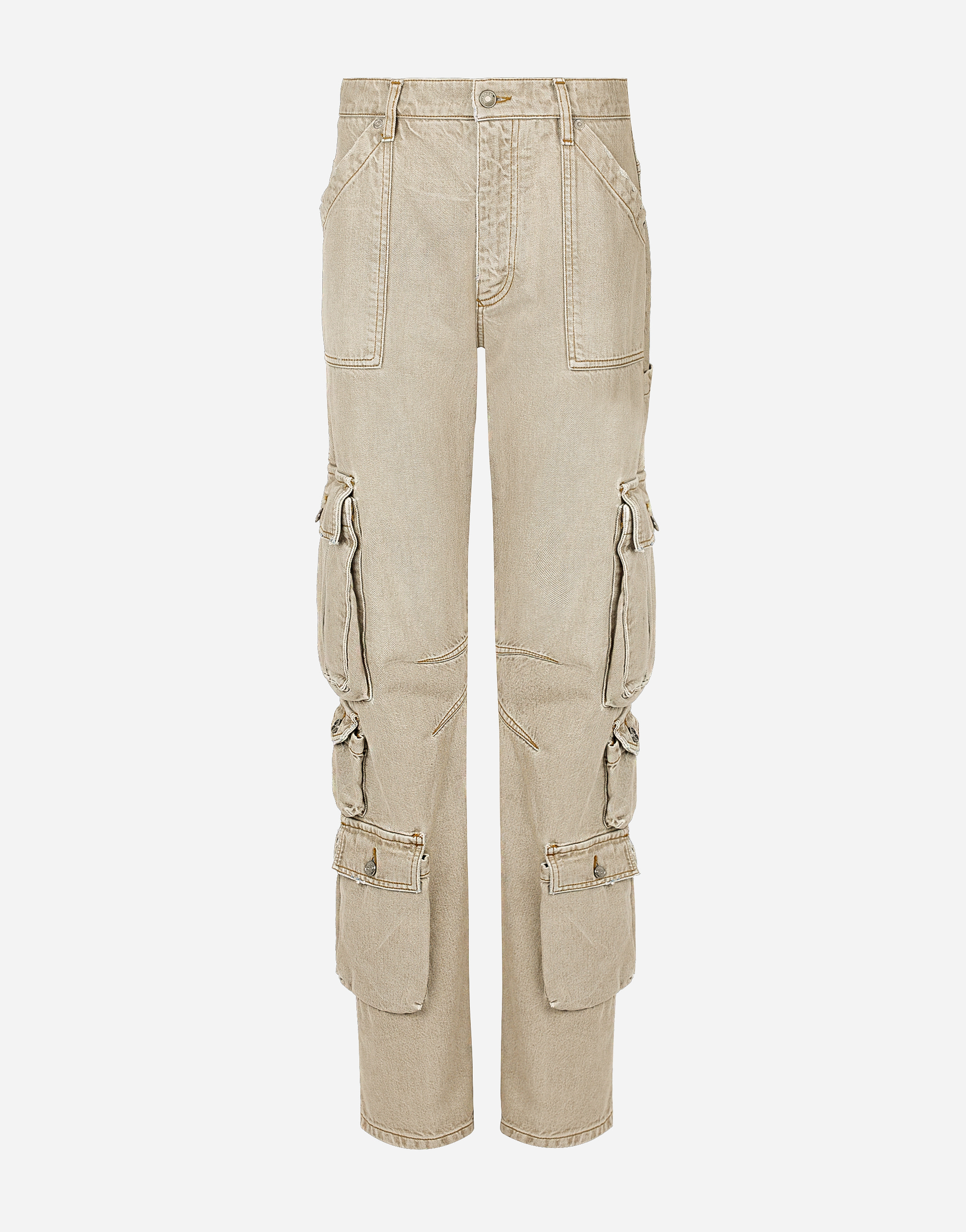 マルチカラーのウィメンズ Denim cargo pants | Dolce&Gabbana®