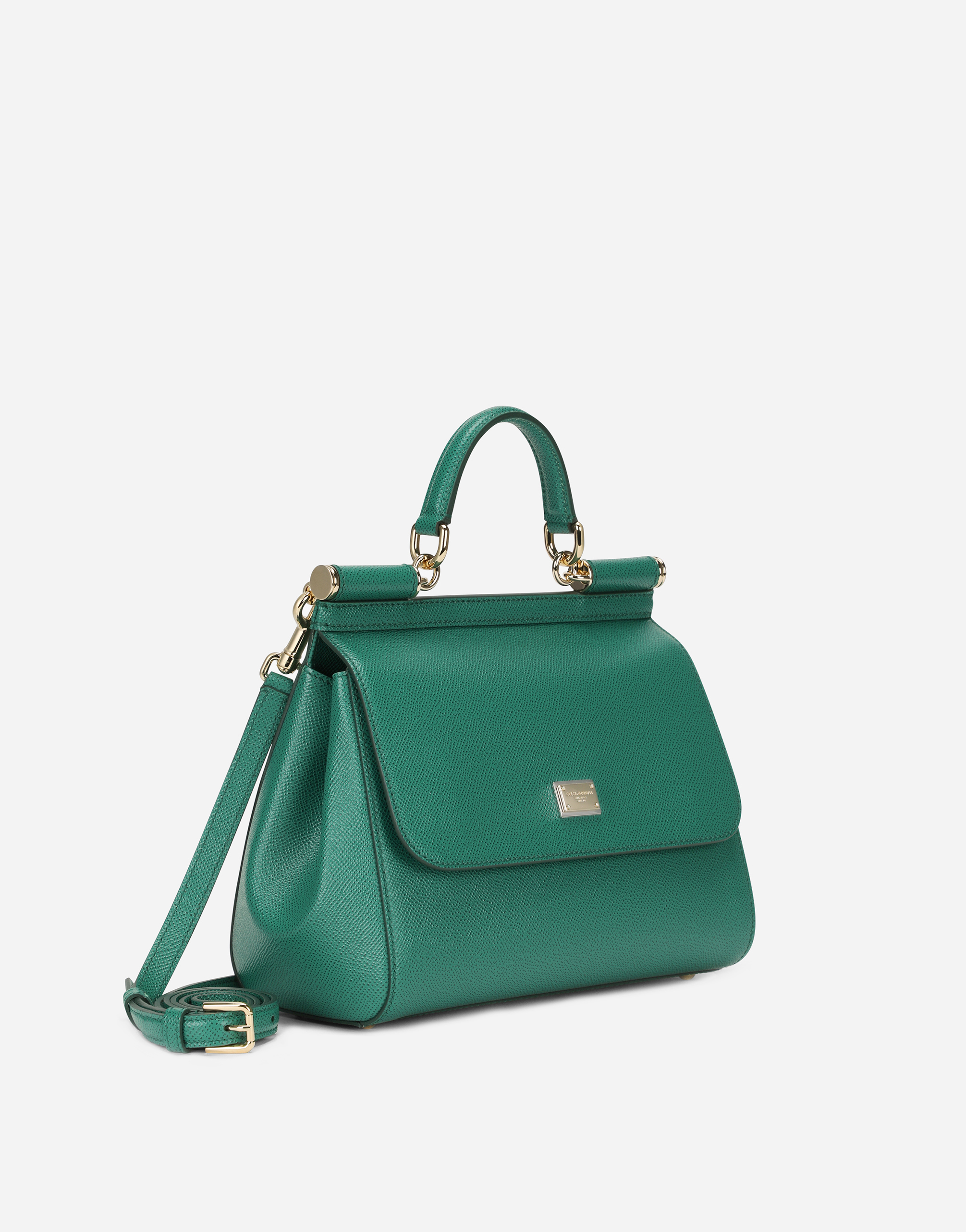 Large Sicily handbag in Green for for Women Dolce Gabbana