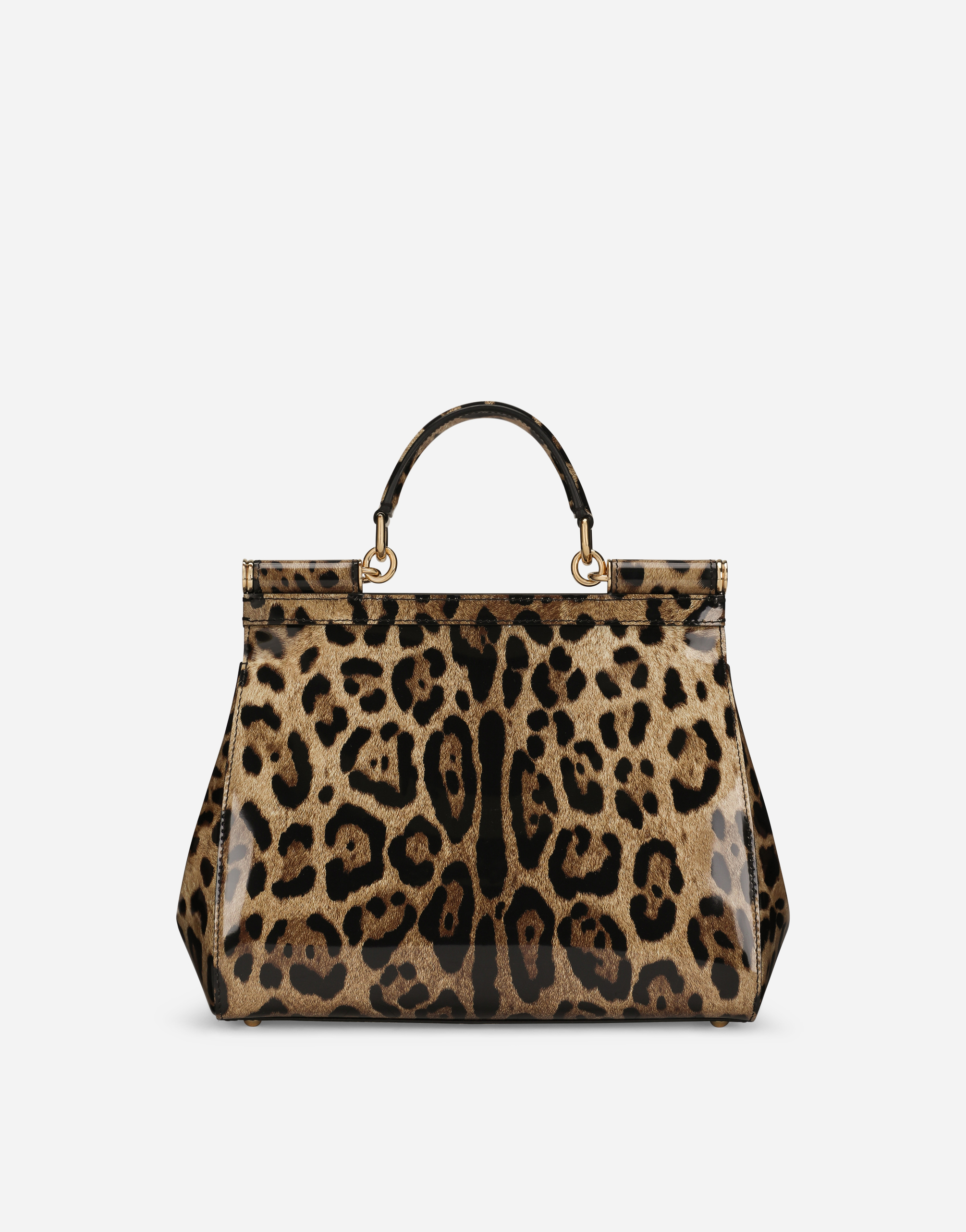 Dolce & Gabbana - Girls Beige Leopard Print DG Trainers