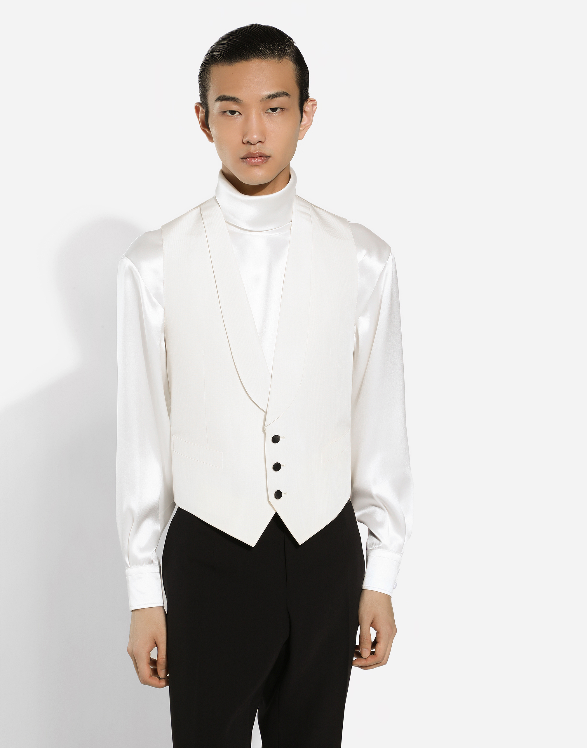 Shop Dolce & Gabbana Single-breasted Tuxedo Suit In Black