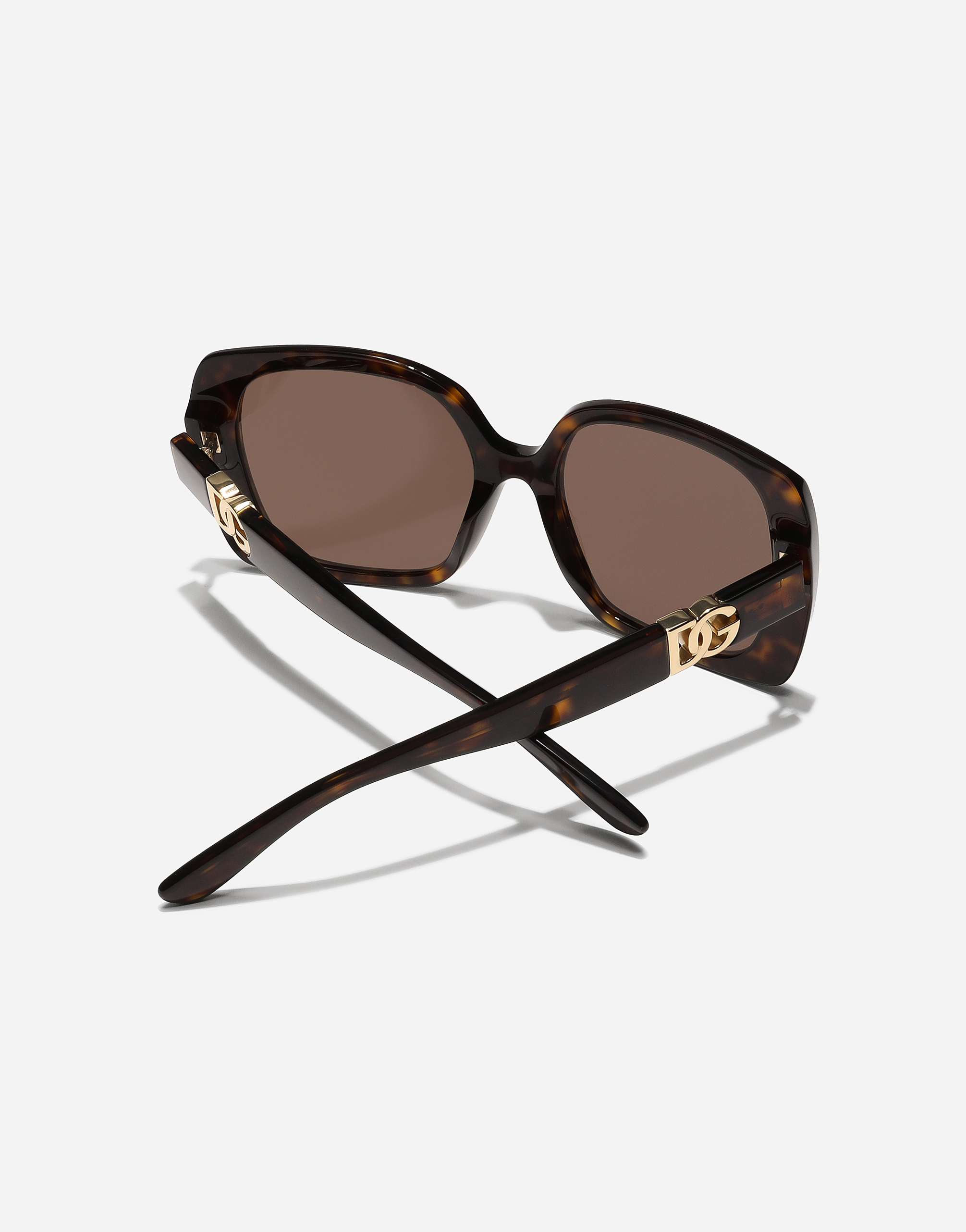 Shop Dolce & Gabbana Dg Allure Sunglasses In Havana