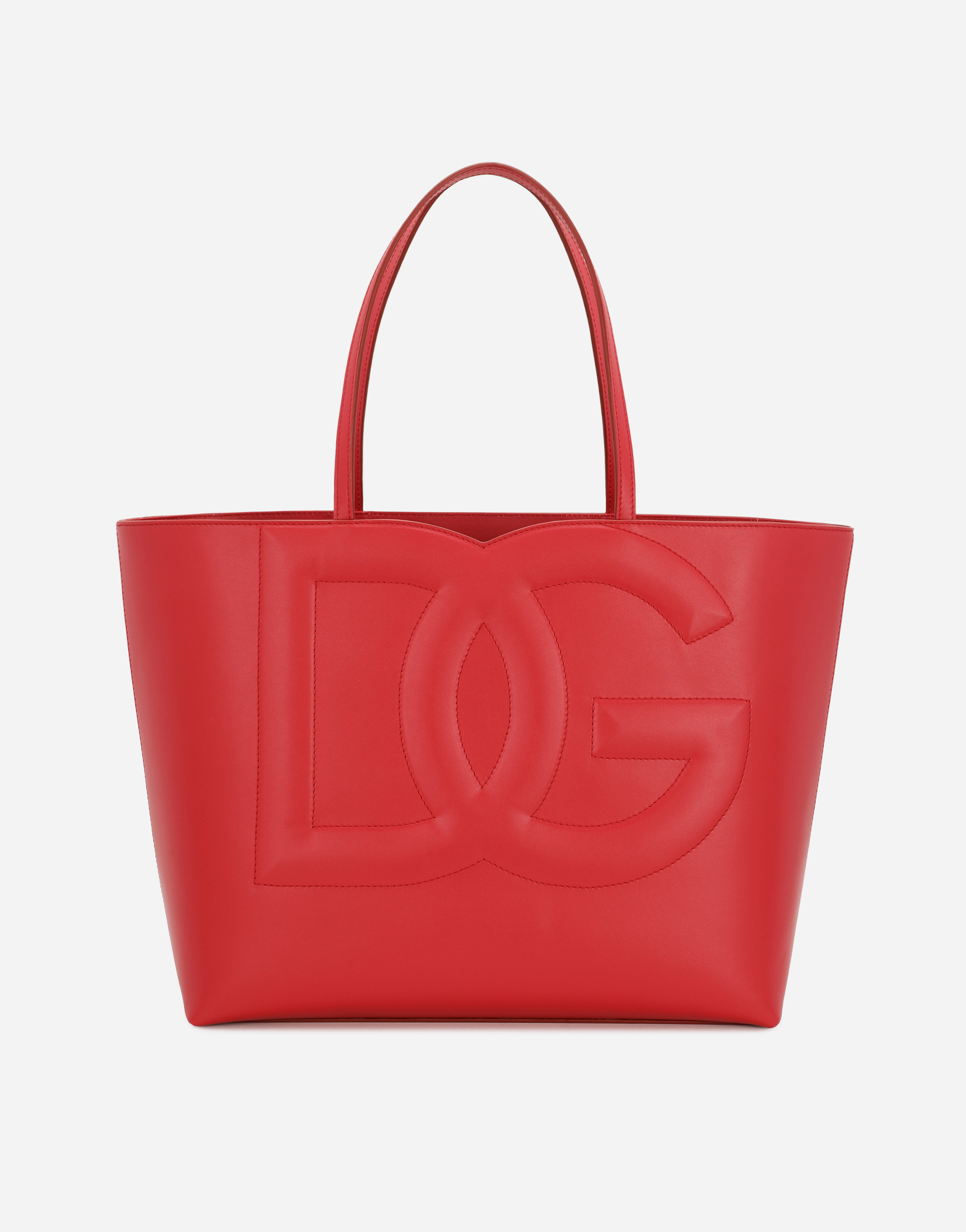 Medium DG Logo shopper in Red for Women | Dolce&Gabbana®