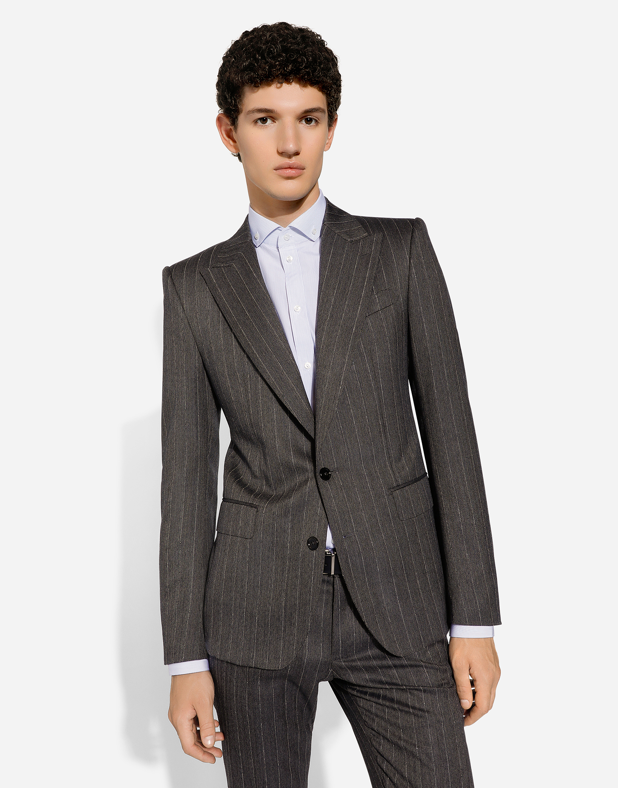 Shop Dolce & Gabbana Single-breasted Sicilia-fit Suit In Multicolor