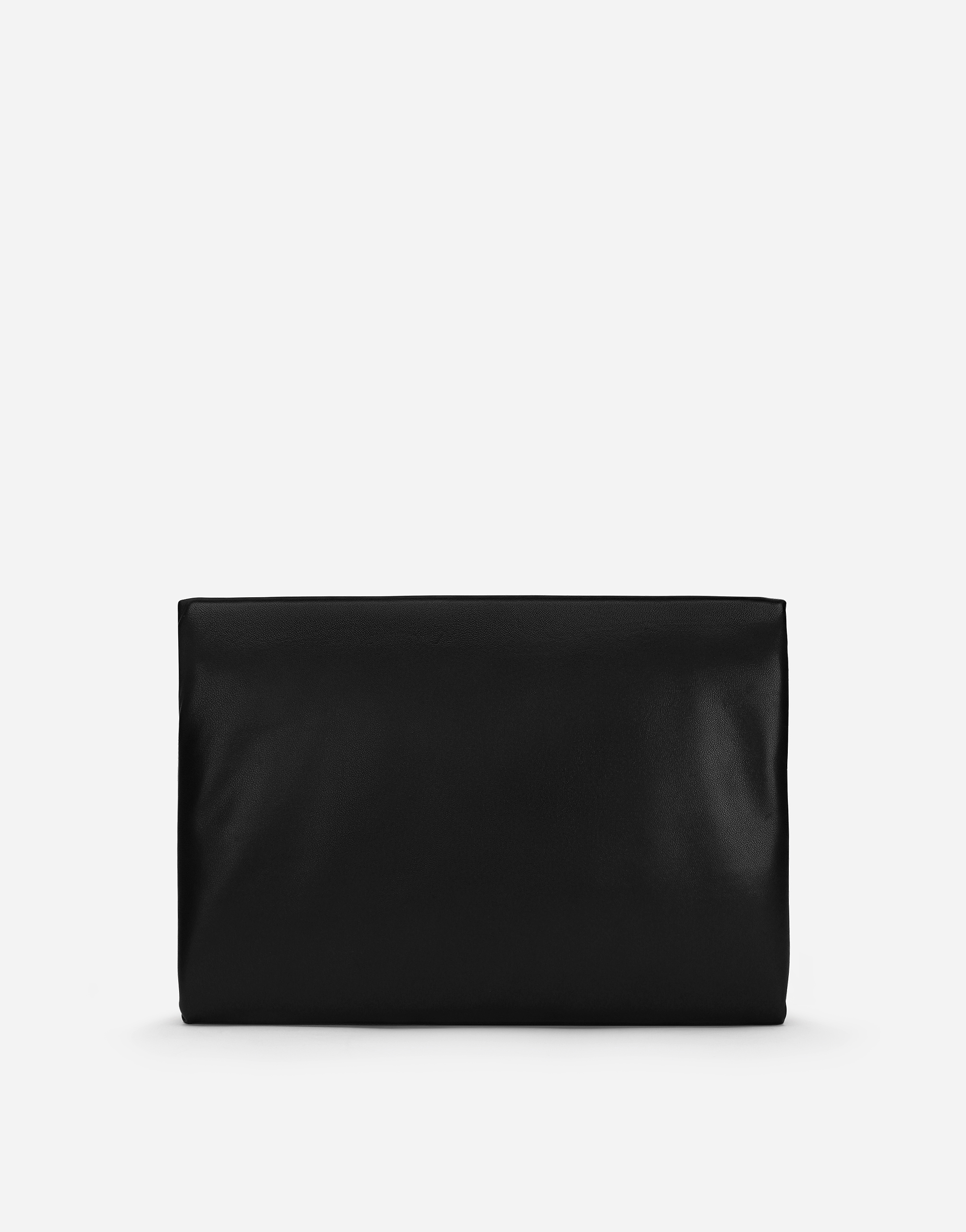 Shop Dolce & Gabbana Nappa Leather Crossbody Bag In Black