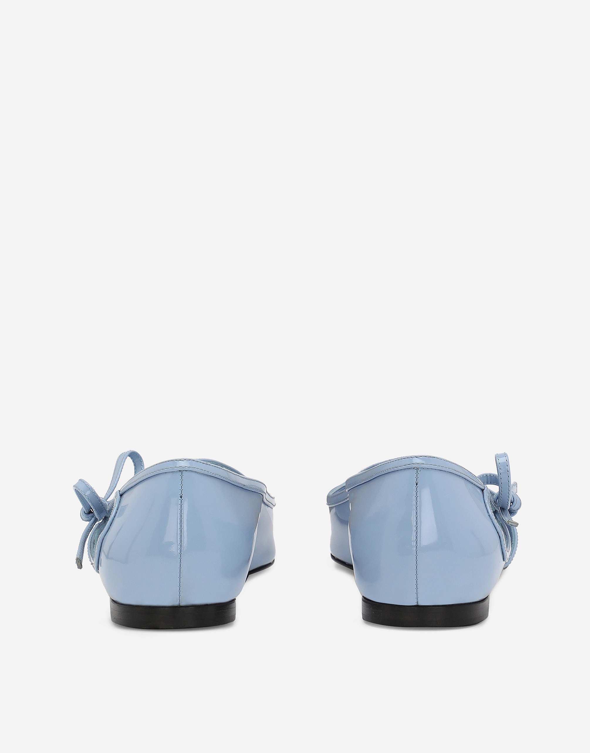 Shop Dolce & Gabbana Ballerina In Light Blue