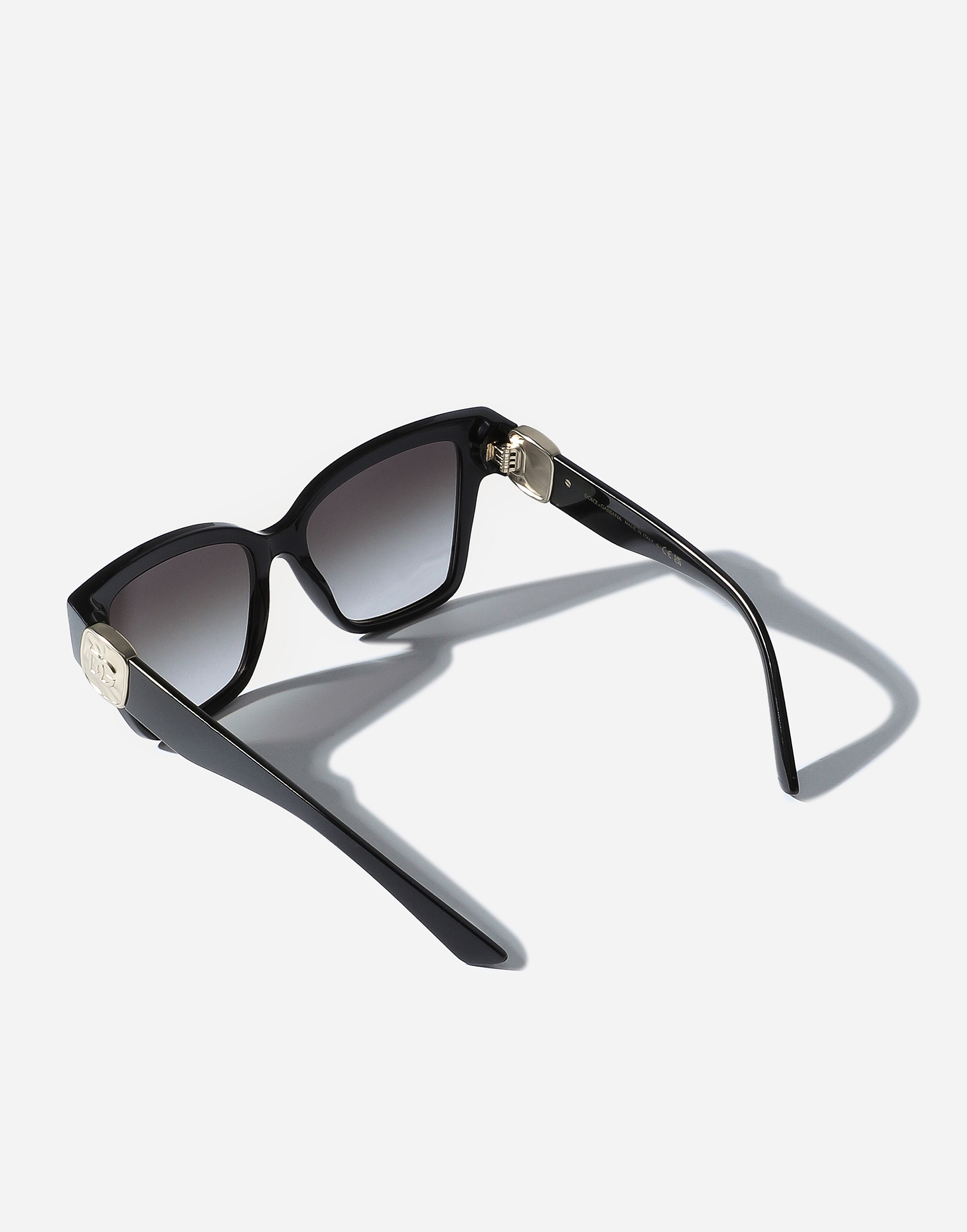 Shop Dolce & Gabbana Dg Precious Sunglasses In Black