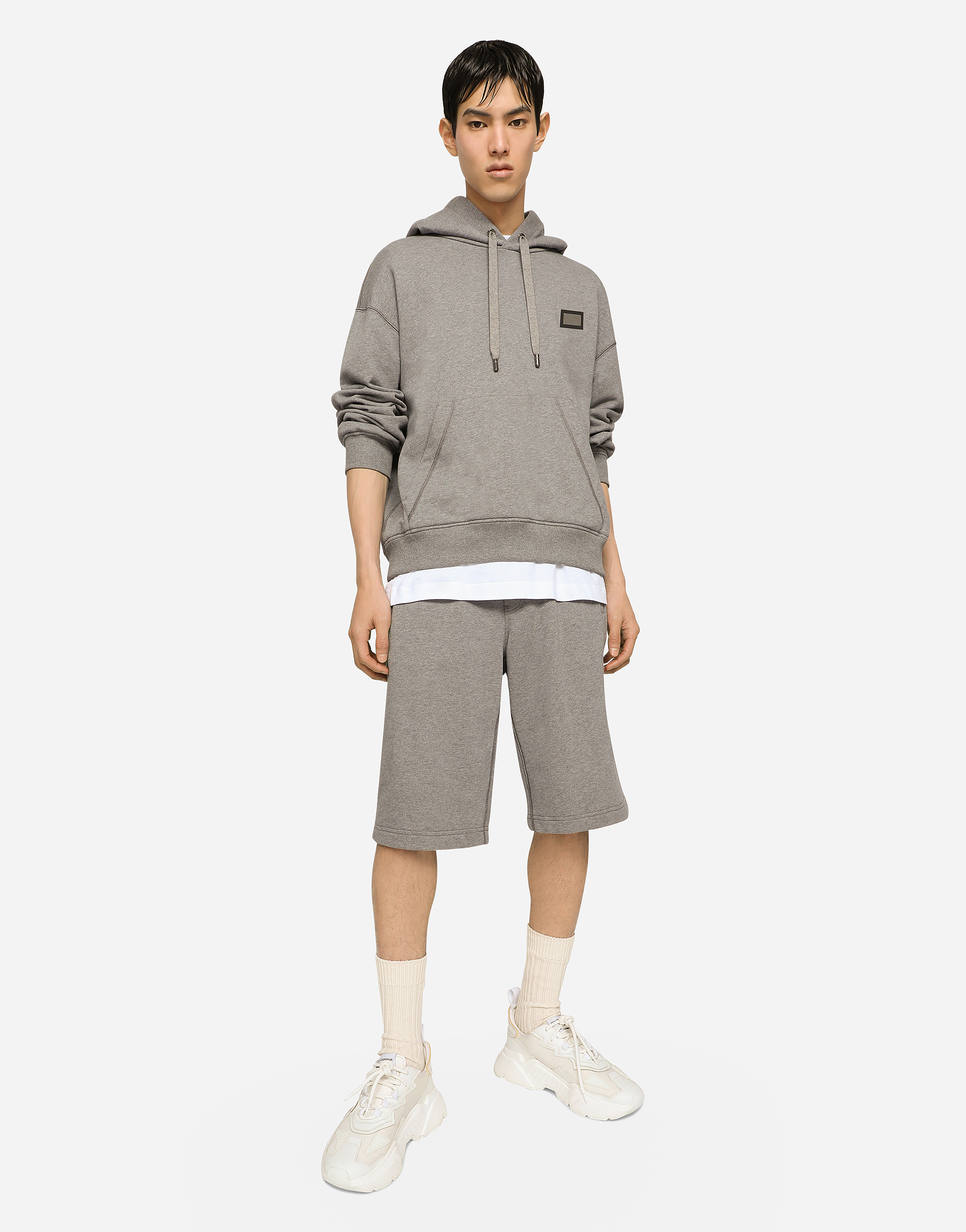 Logo Jogger Shorts Grey / Black