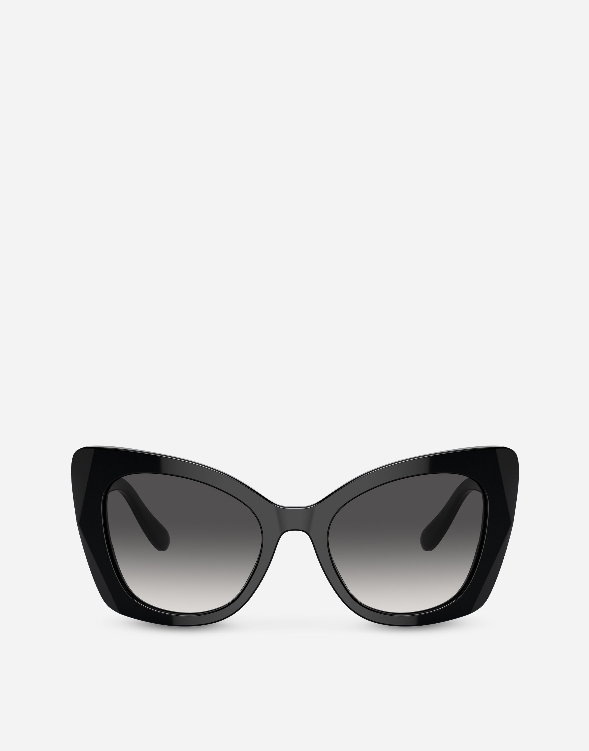 Shop Dolce & Gabbana Dg Devotion Sunglasses In Black