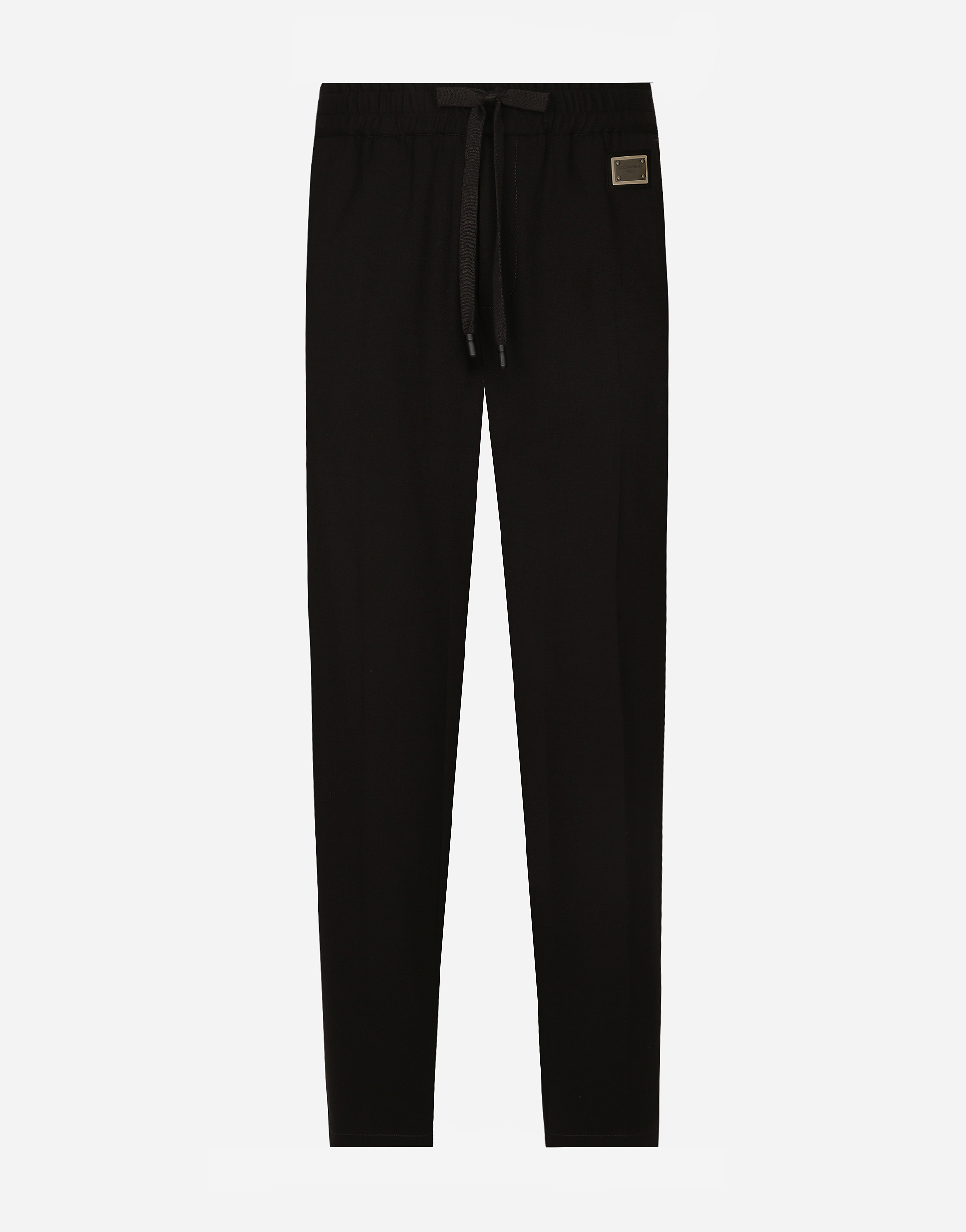 Shop Dolce & Gabbana Jersey Jogging Pants In ブラック