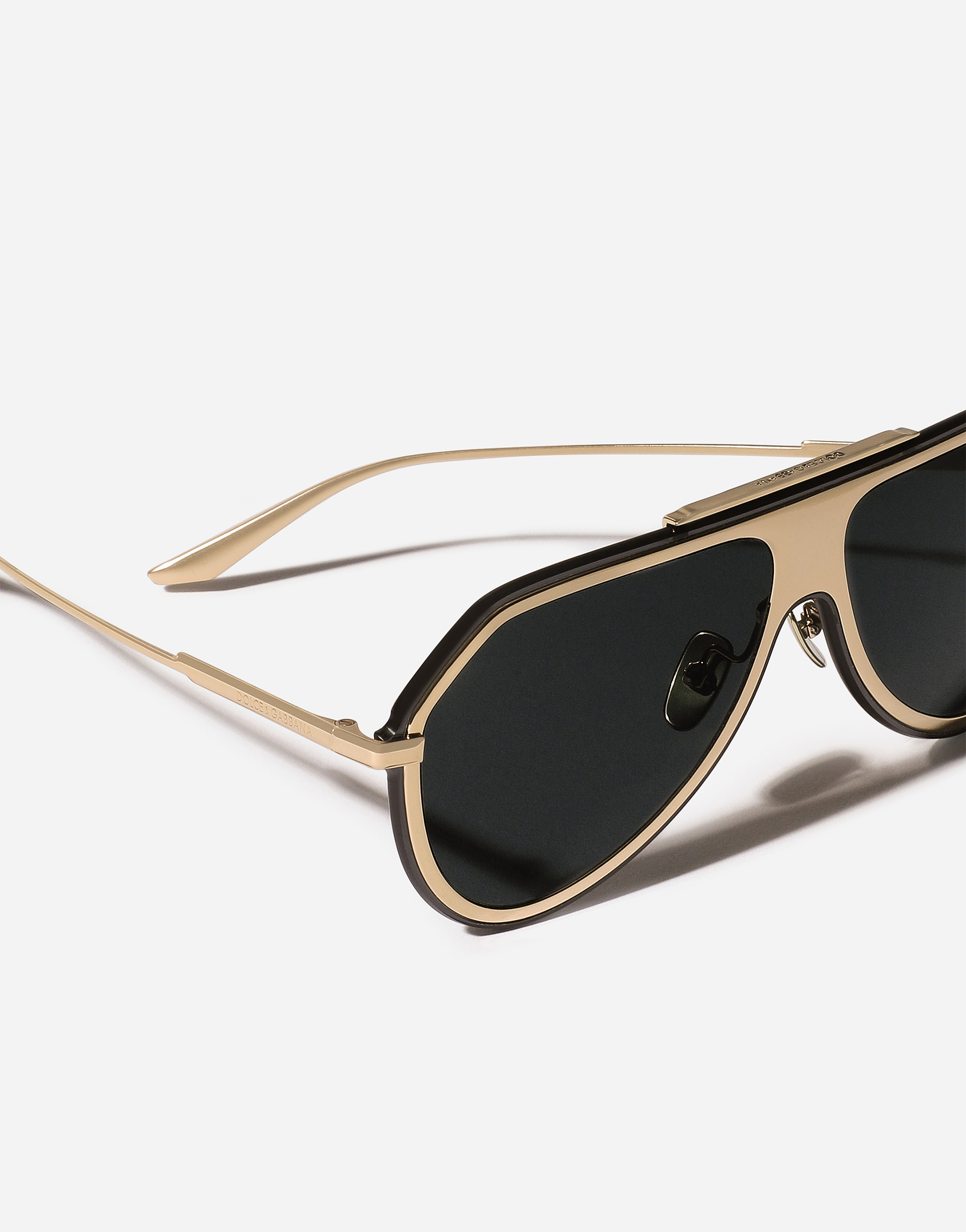 Shop Dolce & Gabbana Dg Metal Classic Sunglasses In Gold