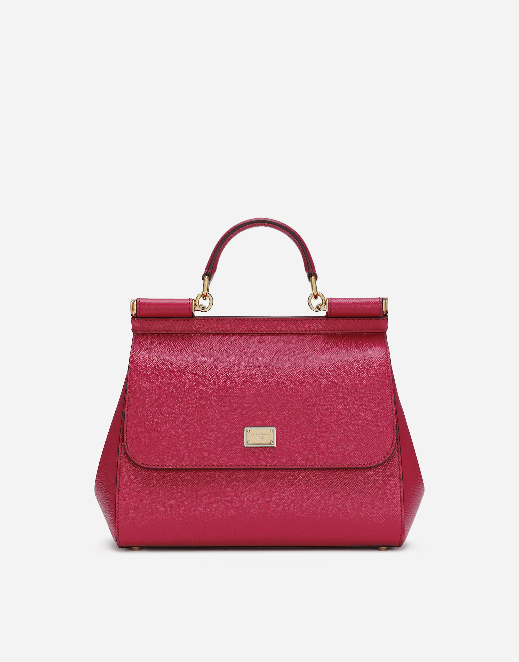 Large Sicily handbag in Fuchsia for Women | Dolce&Gabbana®