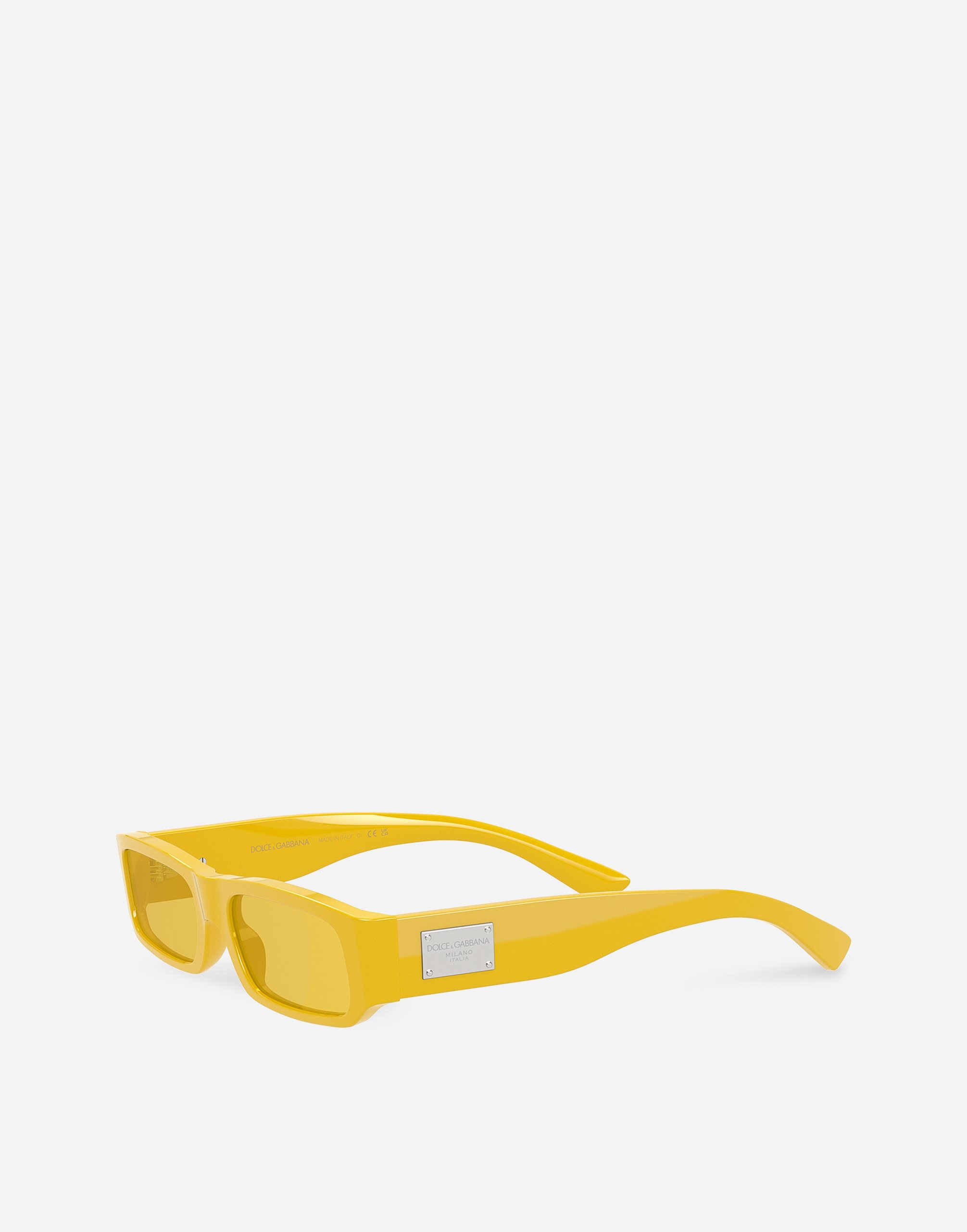 Dolce and shop gabbana yellow sunglasses