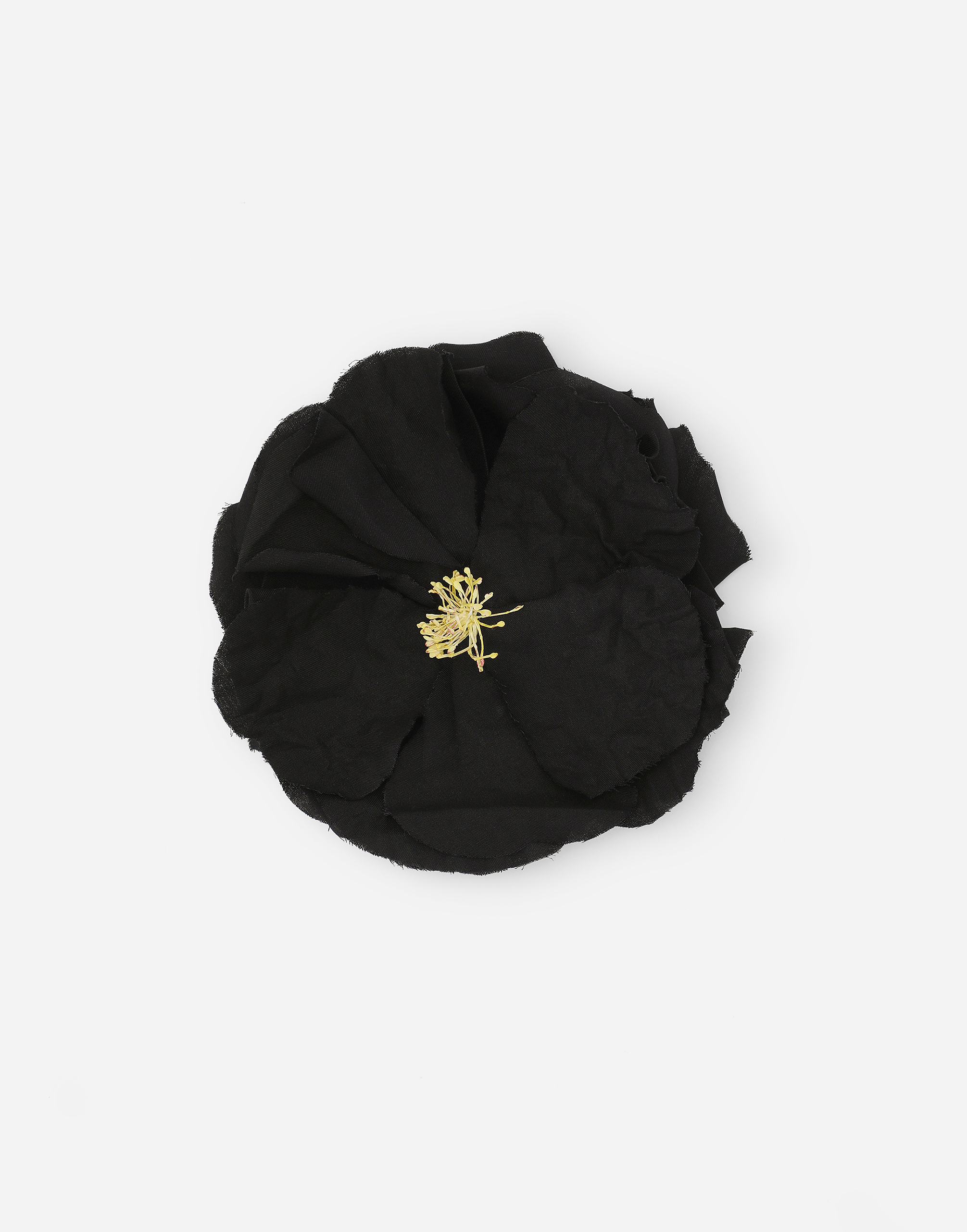 Shop Dolce & Gabbana Floral Cotton Brooch In ブラック