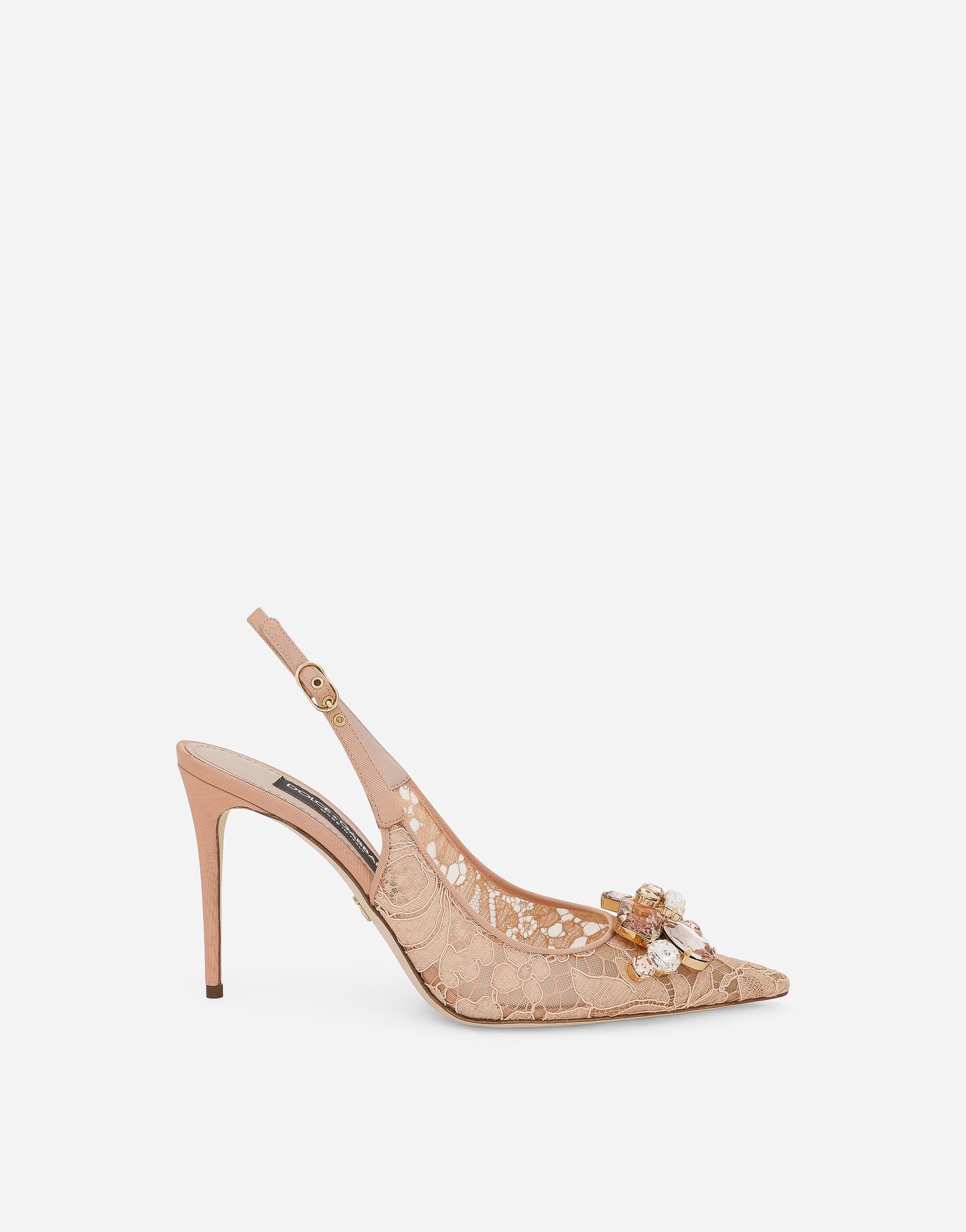 Shop Dolce & Gabbana Slingback In Albicocca