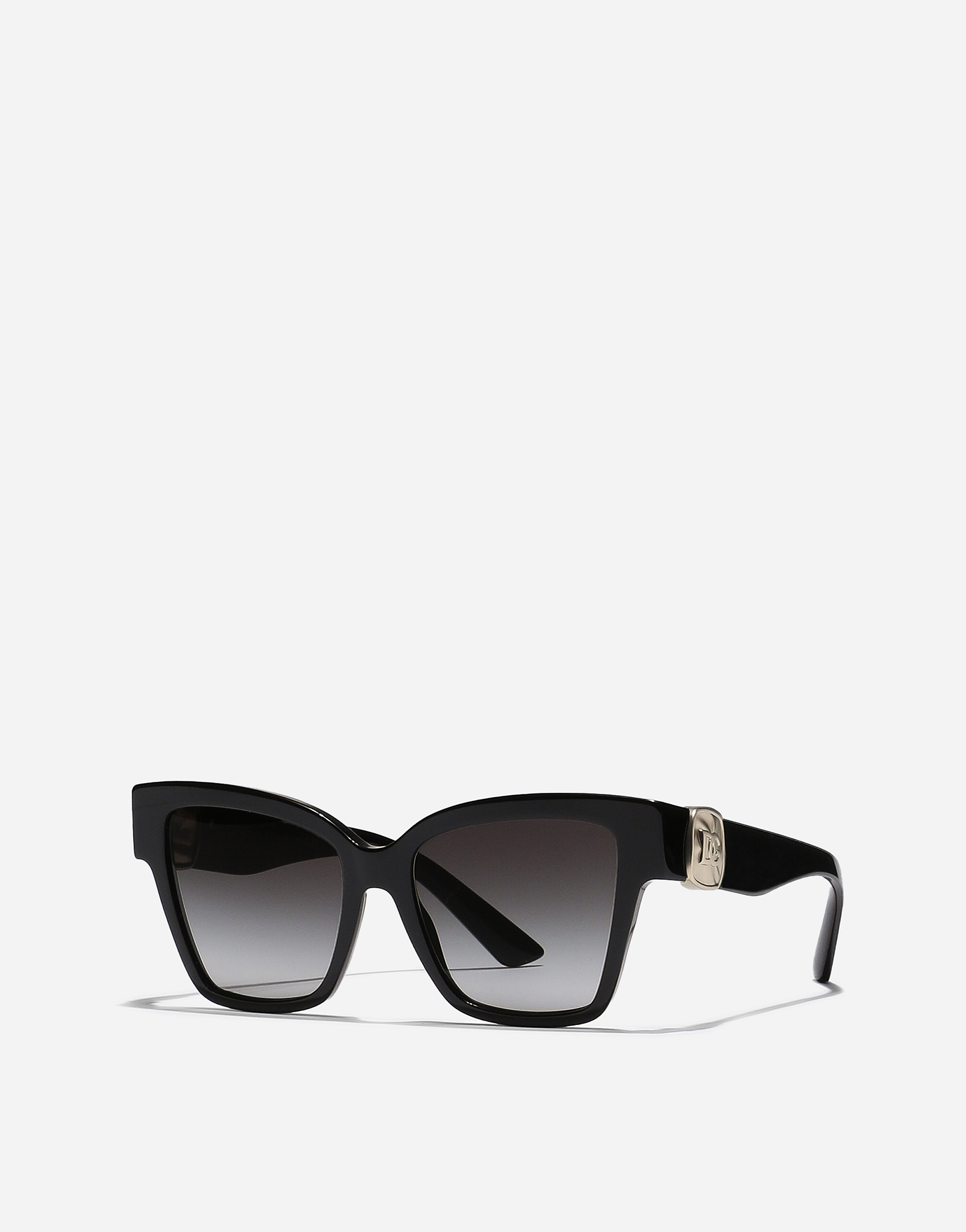 Shop Dolce & Gabbana Dg Precious Sunglasses In Black