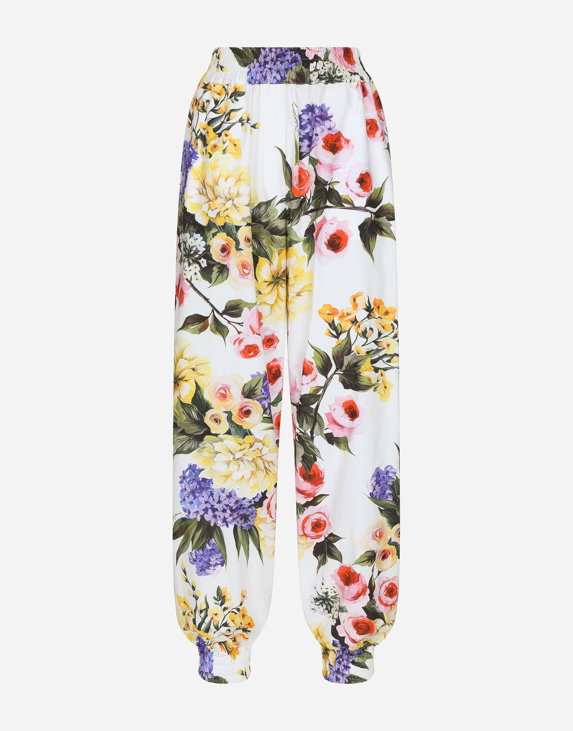 プリントのウィメンズ Garden-print balloon pants | Dolce&Gabbana®