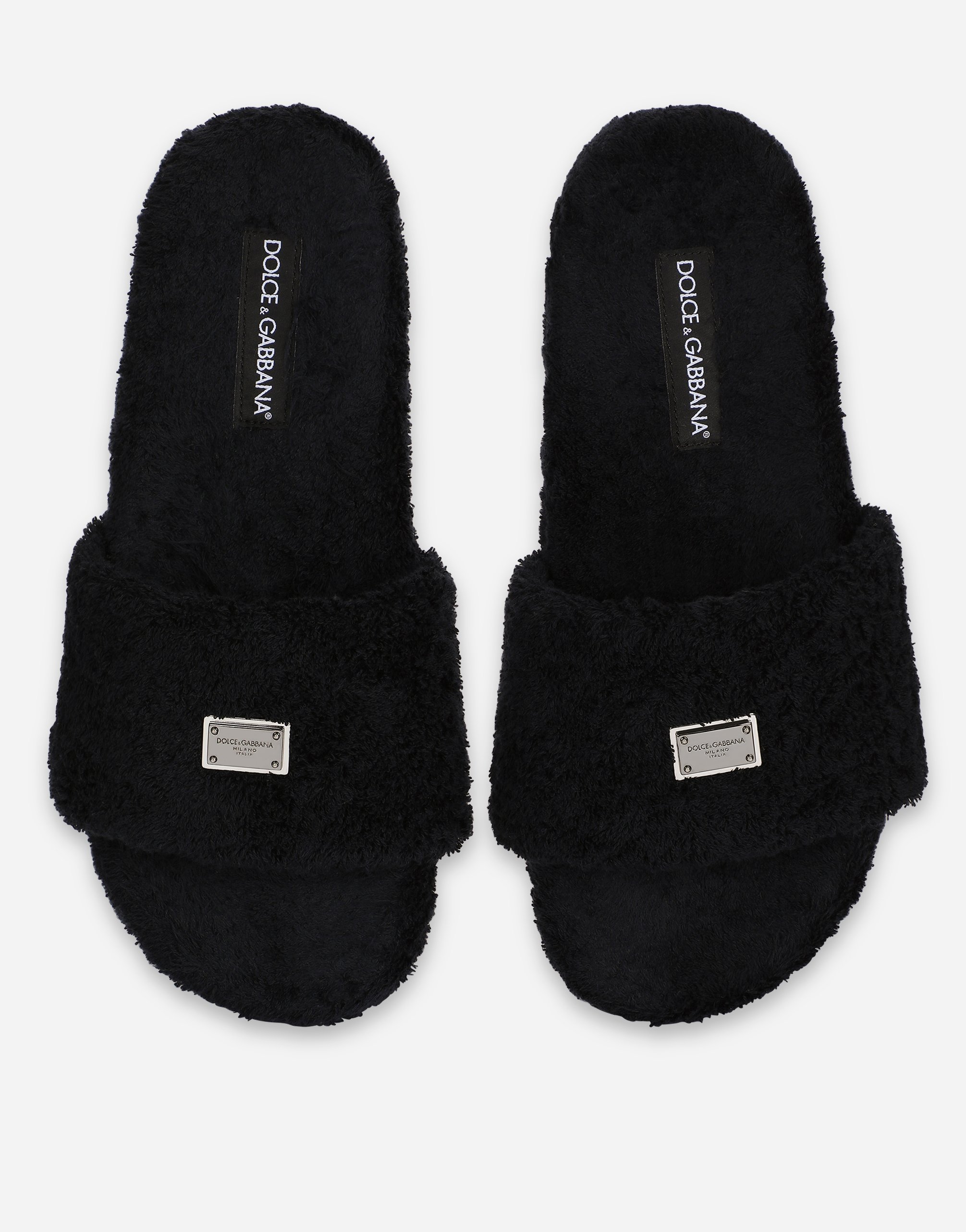 Dolce and clearance gabbana fur slides