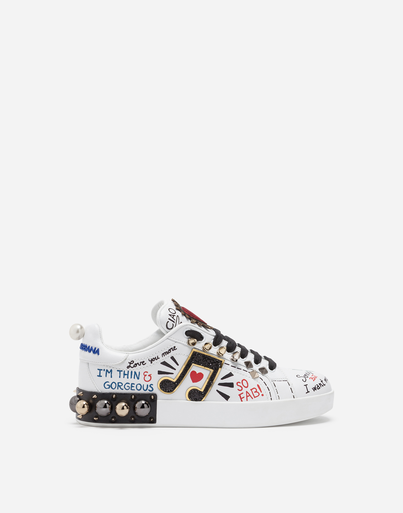 dolce and gabbana personalized sneakers